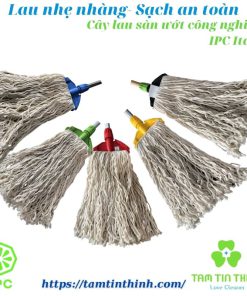 Búi lau sàn ướt công nghiệp cotton IPC Klenco Italy