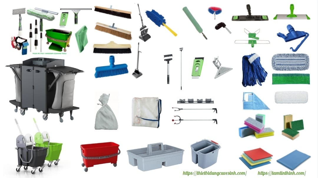 Thiết Bị Dụng Cụ Dọn Vệ Sinh Công nghiệp Tại Đà Nẵng 9 Vật tư vệ sinh công nghiệp Tâm Tín Thịnh