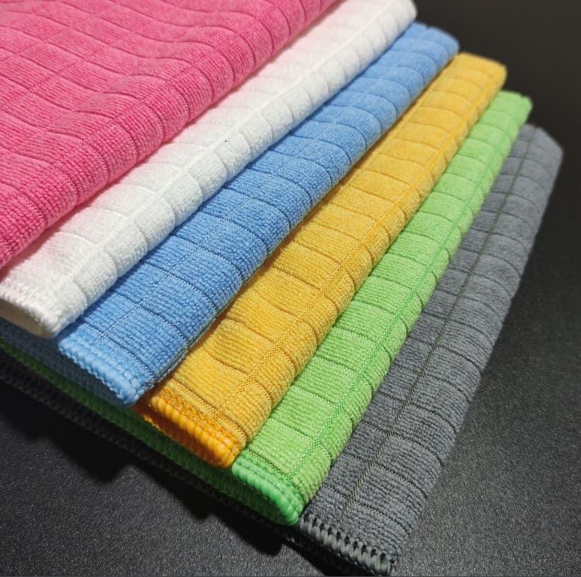 Khăn lau kính đa năng Microfiber siêu sạch siêu thấm hút không đổ lông