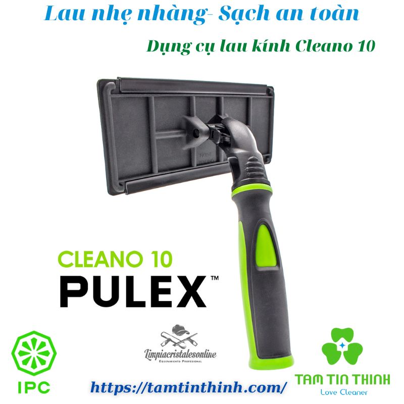 Dụng cụ chà lau kính Cleano 10 IPC Pulex Ý