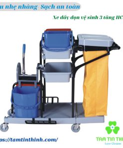 Xe đẩy vệ sinh 3 tầng AF08173 HC173