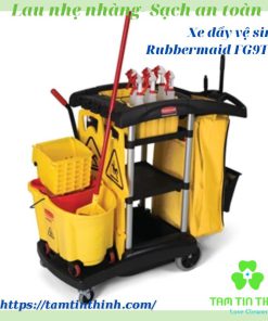 Xe đẩy vệ sinh Rubbermaid FG9T72