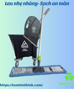 Bộ xô và cây lau nhà công nghiệp 25 lít 60cm Dmop