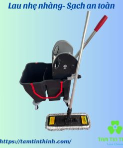 Bộ xô và cây lau nhà công nghiệp 42cm 30 lít