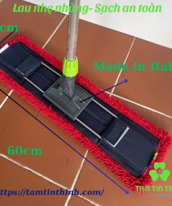 Cây lau nhà công nghiệp 60cm Dmop dùng cho xô vắt