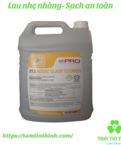 Hóa chất tẩy cặn canxi chuyên dụng cho kính 213 ACIDIC GLASS CLEANER