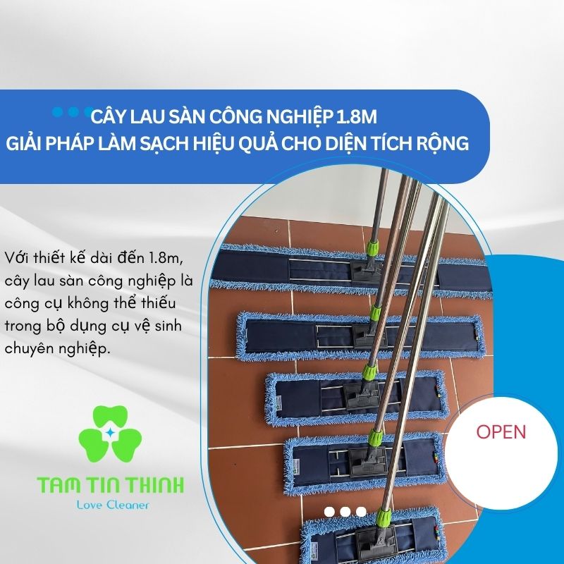 Cây Lau 1m8 – Giải Pháp Vệ Sinh Tối Ưu Cho Công Trình Có Sảnh Rộng 5 Cây lau công nghiệp 1M8