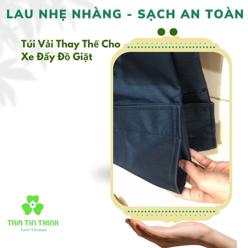 Túi Vải Thay Thế Cho Xe Đẩy Đồ Giặt: Lựa Chọn Thông Minh Cho Khách Sạn và Bệnh Viện 1 Túi Vải Thay Thế Cho Xe Đẩy Đồ Giặt