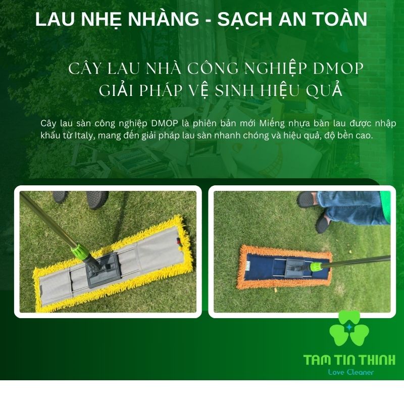 Hướng Dẫn Cách Lắp Cây Lau Sàn Công Nghiệp Dmop – Nhanh Chóng Dễ Dàng Ai Cũng Làm Được! 3 Cây lau nhà công nghiệp Dmop