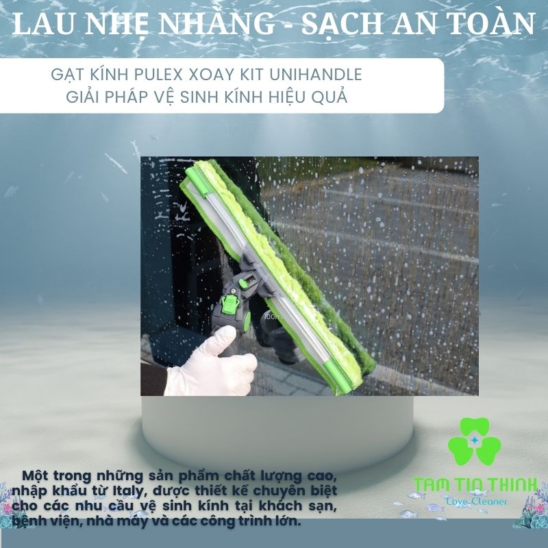 Nâng tầm vệ sinh kính với Dụng cụ Pulex – Sáng bóng không tì vết cho mọi công trình 1 Gạt kính Pulex chính hãng