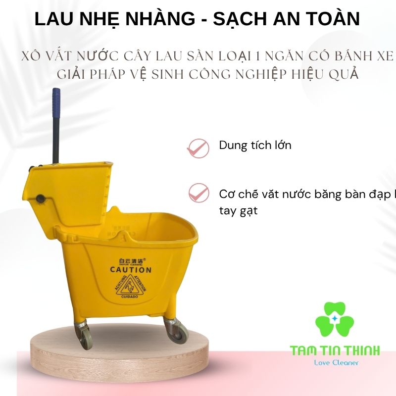 Combo Xô Vắt 24 Lít Kết Hợp Cây Lau Công Nghiệp Dmop 1 Combo Xô Vắt 24 Lít Kết Hợp Cây Lau Công Nghiệp Dmop