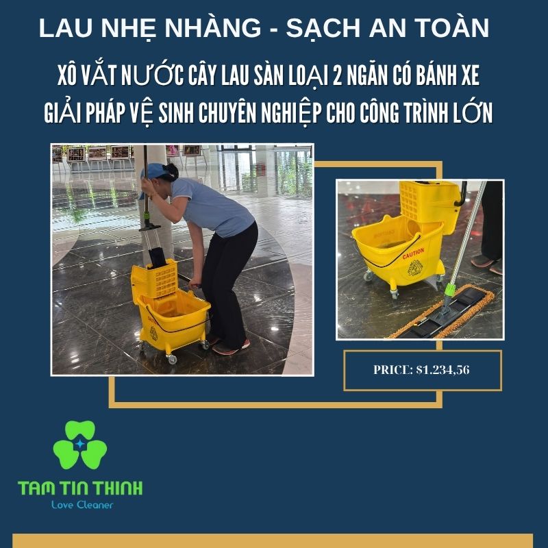 Combo Xô Vắt 24 Lít Kết Hợp Cây Lau Công Nghiệp Dmop 3 Combo Xô Vắt 24 Lít Kết Hợp Cây Lau Công Nghiệp Dmop