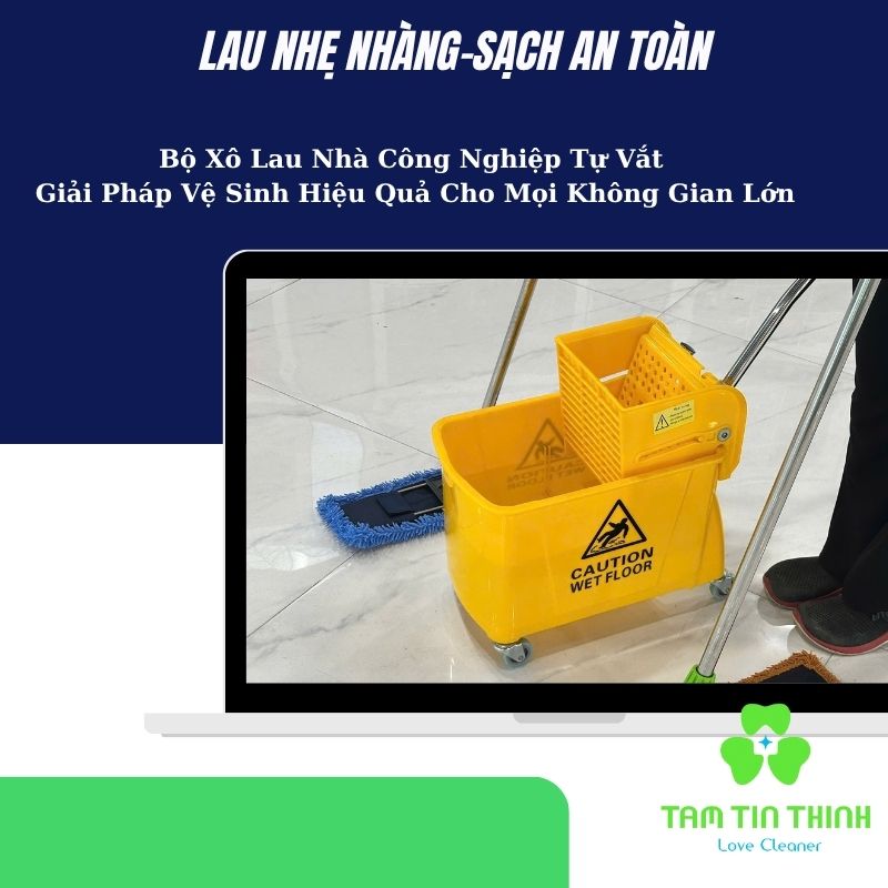 Giới Thiệu Xô Vắt 20 Lít Kèm Cây Lau Công Nghiệp Dmop – Gọn Nhẹ Nhưng Hiệu Quả Vượt Trội 3 Xô Vắt 20 Lít Kèm Cây Lau Công Nghiệp Dmop