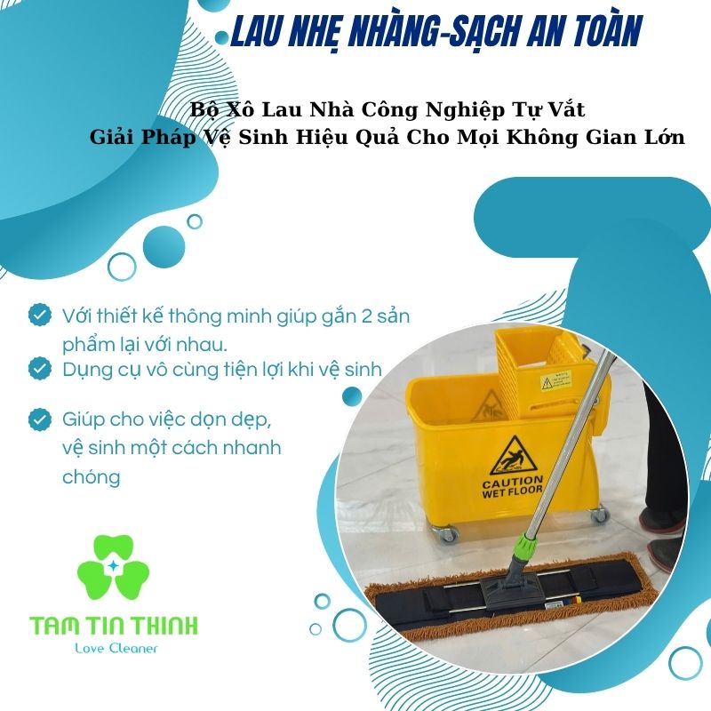 Giới Thiệu Xô Vắt 20 Lít Kèm Cây Lau Công Nghiệp Dmop – Gọn Nhẹ Nhưng Hiệu Quả Vượt Trội 4 Xô Vắt 20 Lít Kèm Cây Lau Công Nghiệp Dmop
